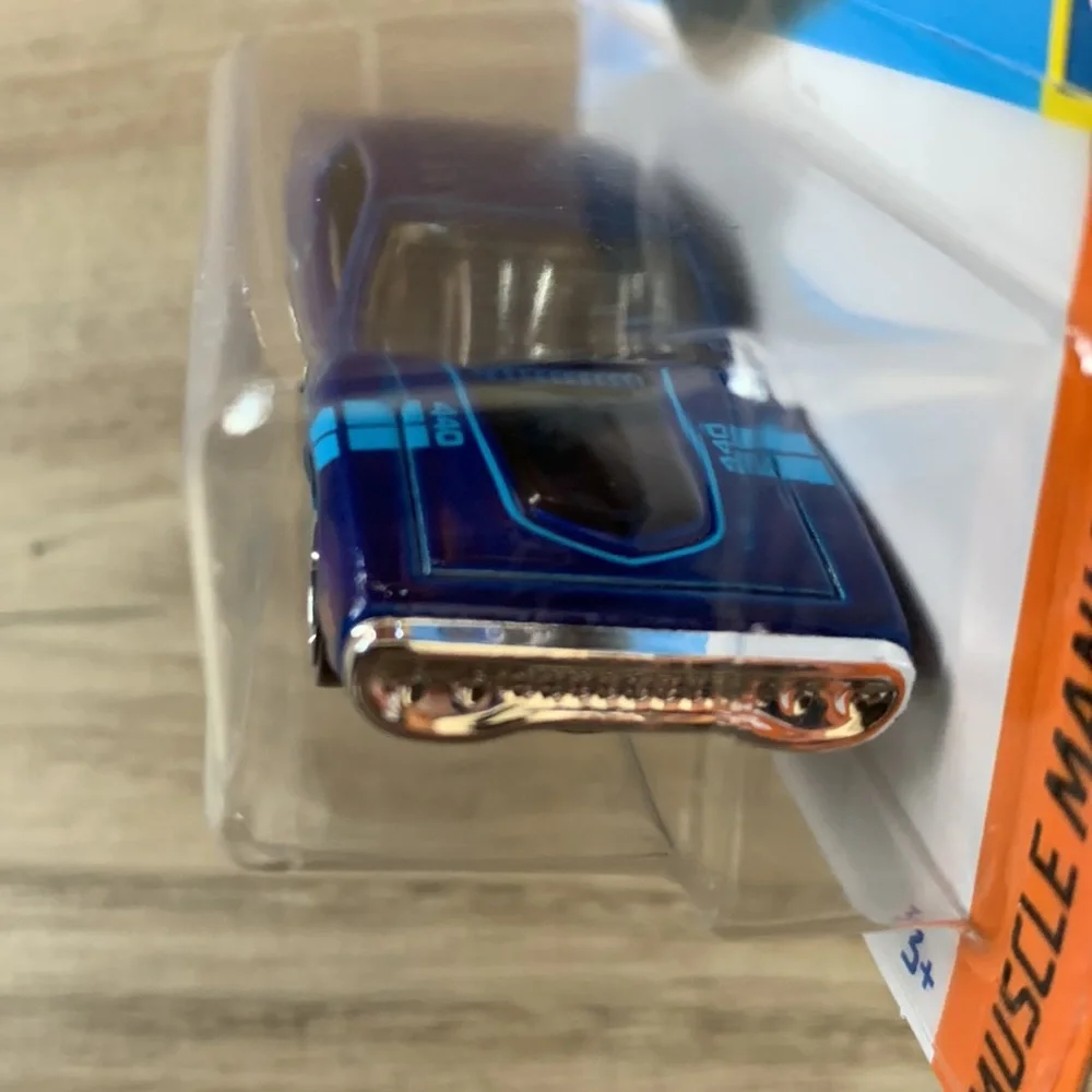 Hot Wheels Car 1971 Plymouth GTX Blue Car HotWheels Muscle Mania Mattel 2023 New